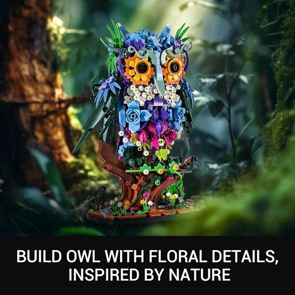 Sillbird Owl Animal Building Toy Set Sillbird Owl Animal Building Toy  Set - Picture 2 of 7